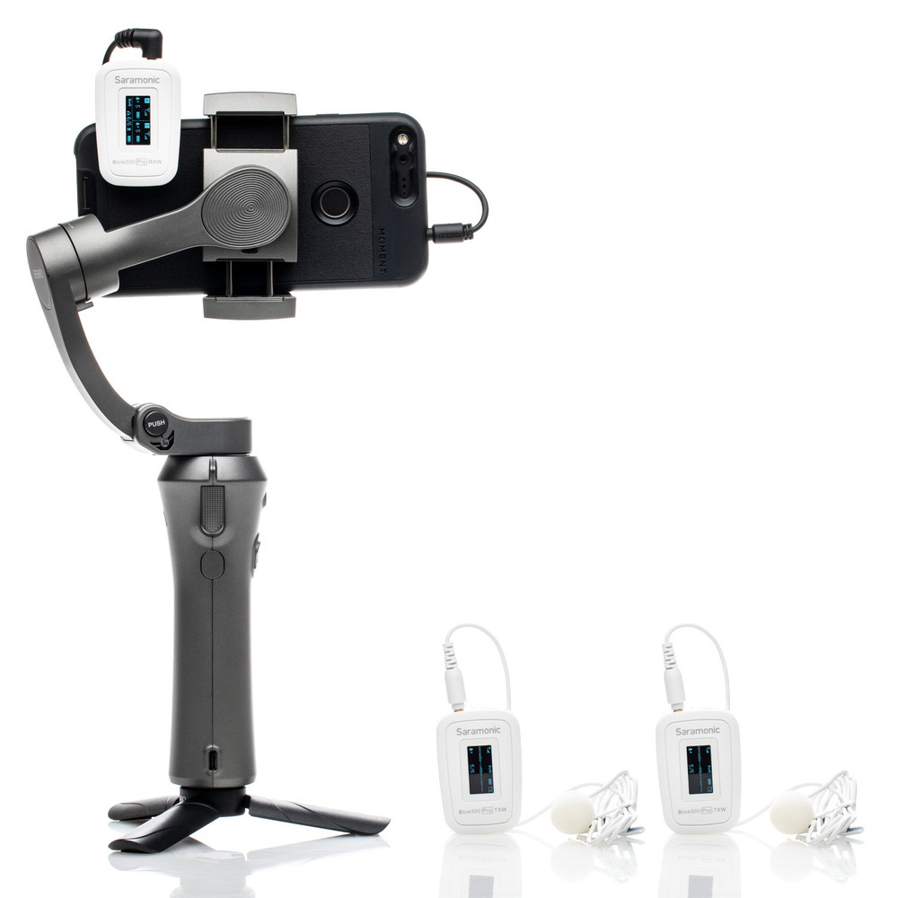 Blink 500 Pro B2 Snow White 2-Person Wireless Clip-On Mic System w/ Lavs for Cameras, Mobile & More