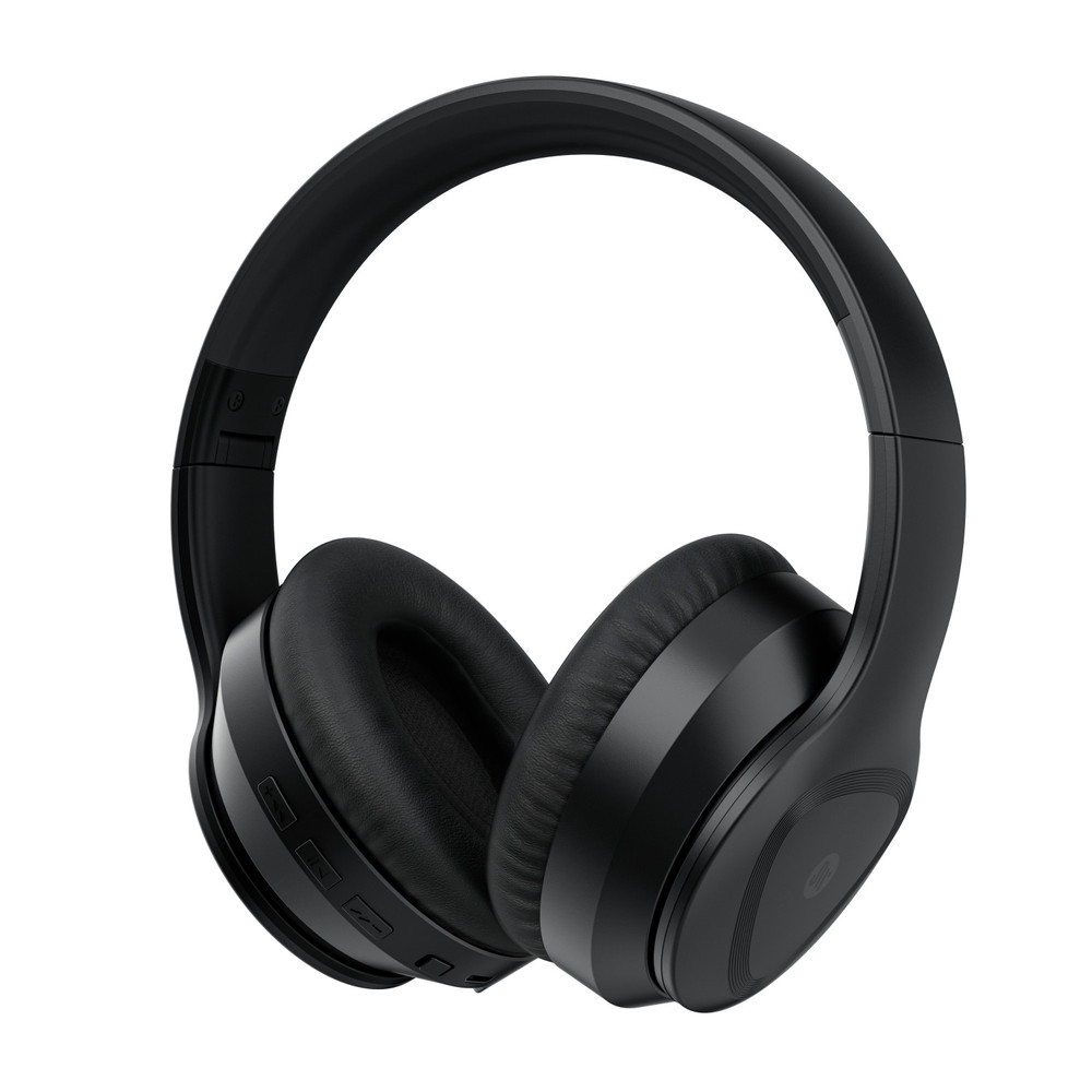 SR-BH600 Wireless BT 5.0 ANC Noise-Cancelling Over-Ear Headphones w/ 40mm Drivers & Leather Earpads