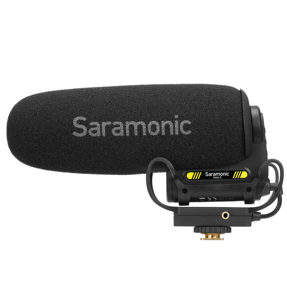 Vmic5 On-Camera Supercardioid Shotgun Mic w/ Headphone Out, Furry Windscreen, 150hr Battery & More