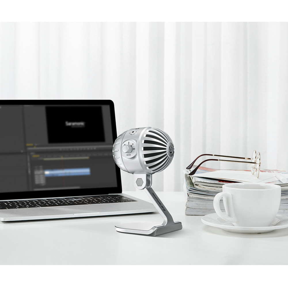 USB Mic w/ 4 Modes,Filters,HP | Saramonic