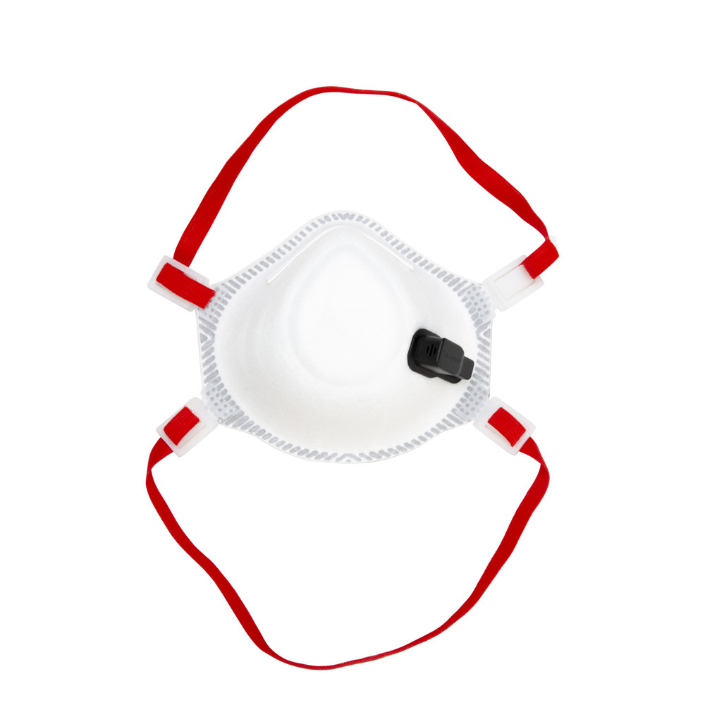 MaskMic-W Face Mask with Lavalier Holder, Secure Seal, and Dual Adjustable Straps for Safely Using Lavaliers (White)