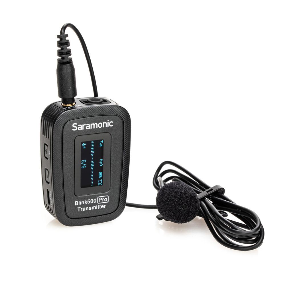 Blink 500 Pro TX Clip-On Transmitter & Lavalier for Blink 500 Pro RX, RXDi and RXUC Receivers