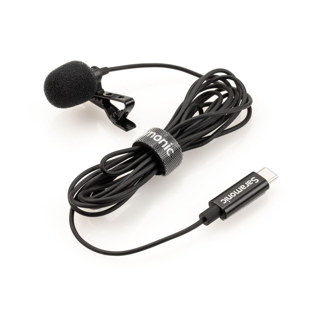Lavalier microphone USB-C for smartphone and tablet