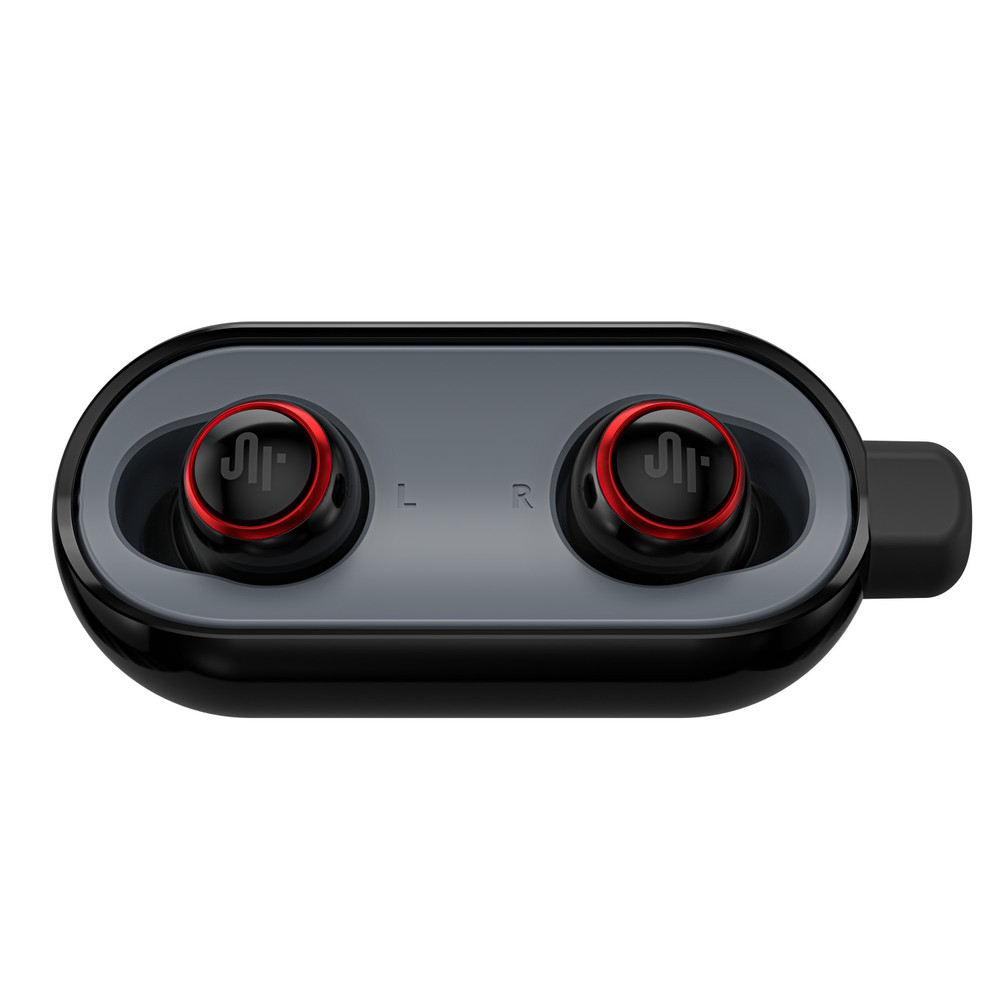 SR-BH40-B Bluetooth 5.2 Wireless TWS Earbuds w/ Built-in Mic, Noise Canceling, Charging Case (Black)