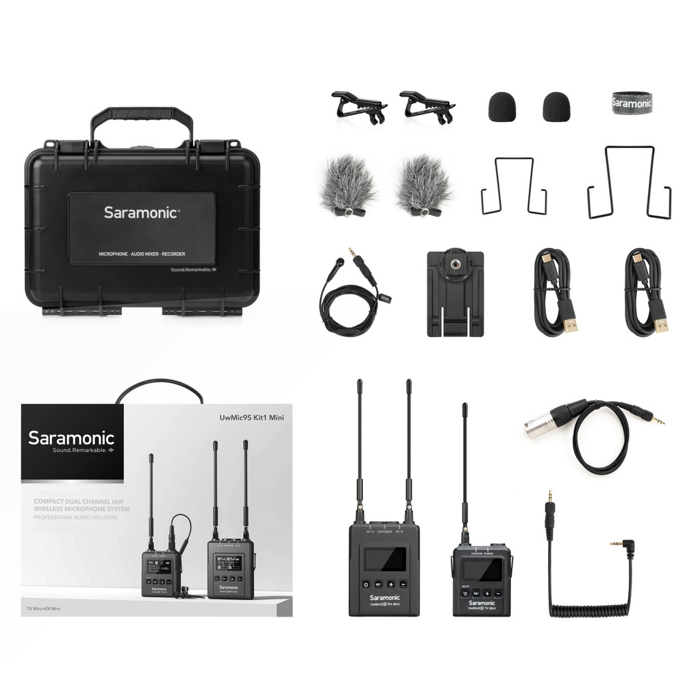 UwMic9S Mini Kit1 WL Lav Sys | Saramonic