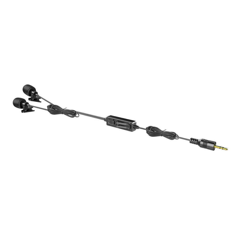 Lavalier Microphone with 2 Microphone Capsules | Saramonic
