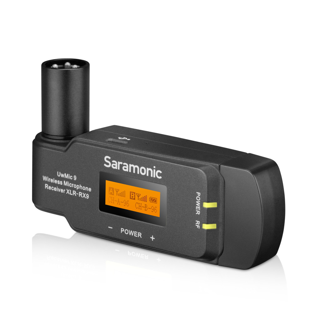 SARAMONIC TX-RX9 UHF ワイヤレスマイクSLR Dual UHF Lav Micr w/ 2-CH Rec | Saramonic