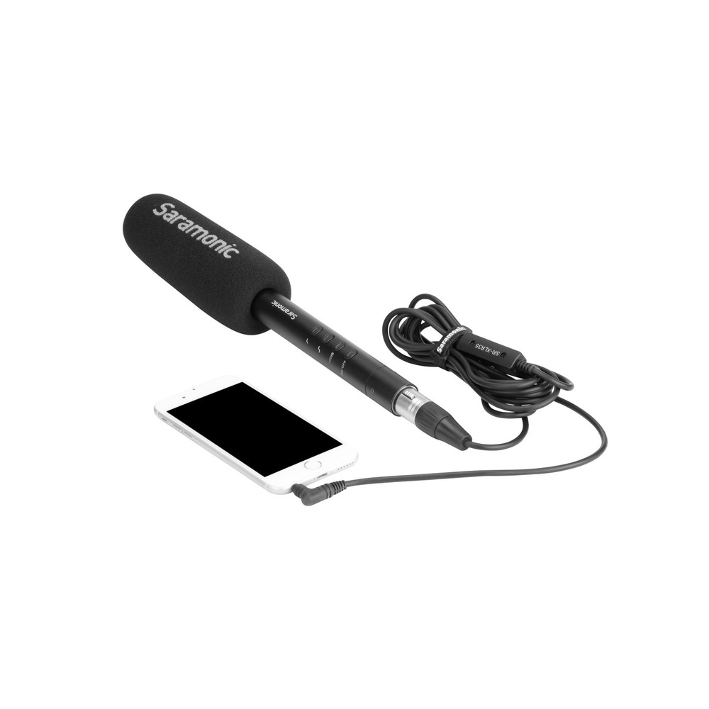 SR-XLR35 XLR Female to 3.5mm TRS/TRRS Microphone Cable for Pro Mics to Cameras & Mobile Devices 10' (Open Box)