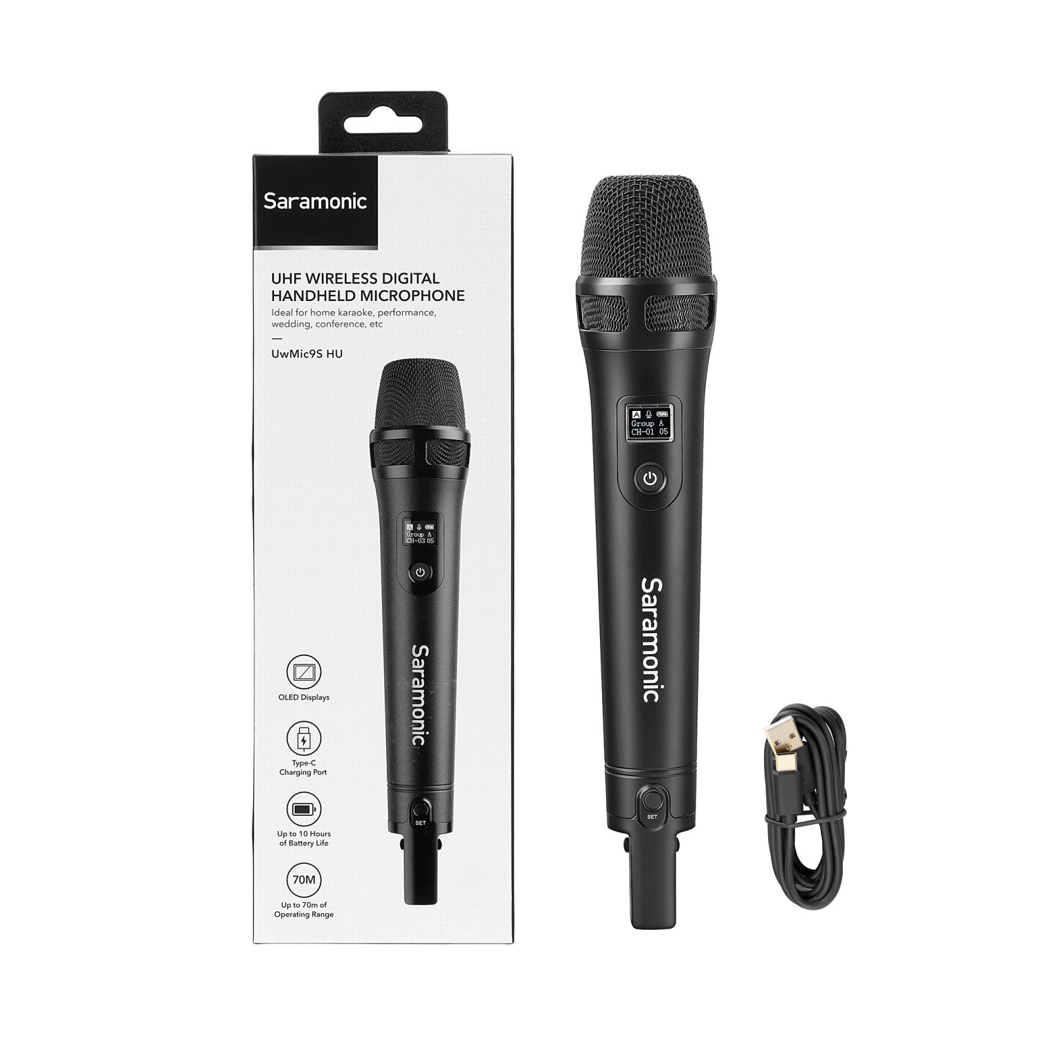 UwMic9S Handheld Mic Trnsmttr | Saramonic