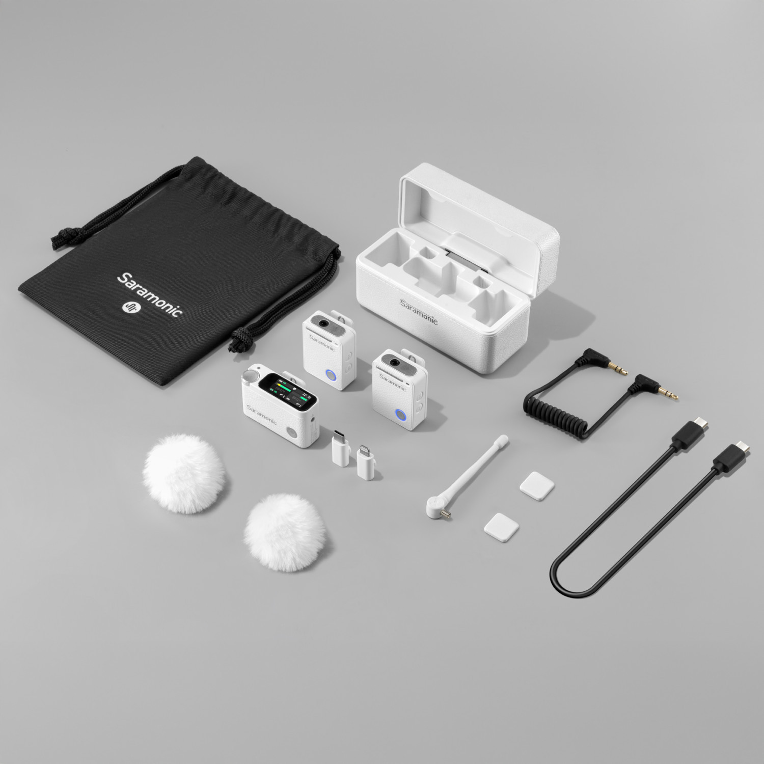 Unv 2x WL Mic, 32bit, TC (W) | Saramonic