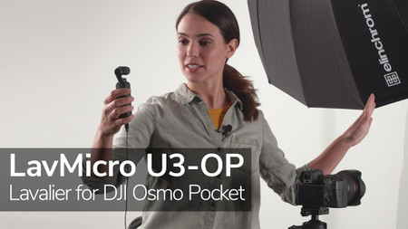 Saramonic LavMicro U3-OP Lavalier | A Lavalier Microphone designed for DJI Osmo Pocket