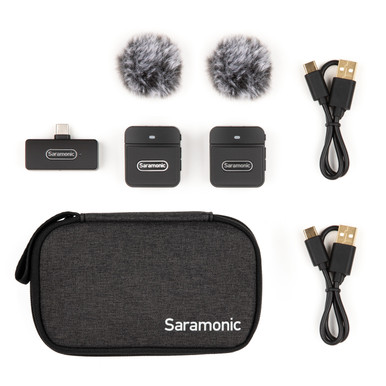 未用品 美品Saramonic Blink500 B6 ワイヤレスマイクシステム Saramonic/Blink 500 B6 スマホ用ワイヤレスマイク USBTypeC接続