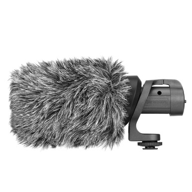 CamMic+WS Slide-On Furry Windscreen for the Saramonic CamMic+