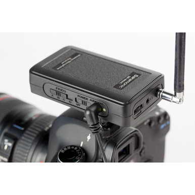 SR-WM4C VHF Wireless Lavalier Microphone System with Portable Camera-Mountable Receiver