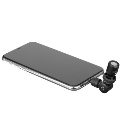 SmartMic Di Mini Ultra-Compact Omnidirectional Condenser Microphone w/ Lightning for iPhones & iPads