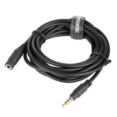 SR-SC2500 8.2’ 3.5mm TRRS Mic, Headphone & Audio Extension Cable for Cameras, Mobile, Computers