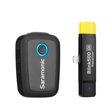 Blink 500 B3 Wireless Clip-On Mic System with Lavalier & Dual Receiver for Lightning iPhone & iPad