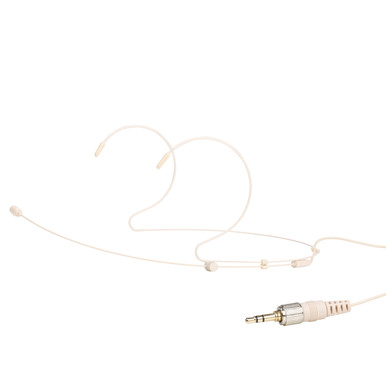 DK6A Lightweight Slimline Omni Headset Mic w/ Locking 3.5mm TRS for Saramonic, Sennheiser, Rode,More