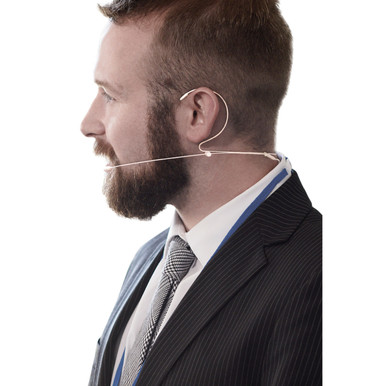 DK6A Lightweight Slimline Omni Headset Mic w/ Locking 3.5mm TRS for Saramonic, Sennheiser, Rode,More