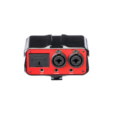SR-PAX1 2-Ch On-Camera XLR, 1/4" & 3.5mm Mixer w/ +48V Preamps, Headphone Out & Accessory Mounting