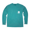 Pocketed Seafoam Whale Long Sleeve