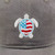 Gray Flag Sea Turtle Hat