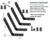 Chiropractic Table  Universal Armrest Bracket