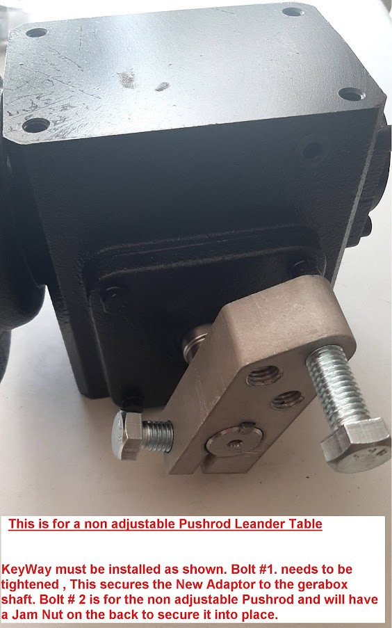 Leander Flexion Gear Box Adapter, Leander Flexion Gear Box Large Adapter, Leander Gear Box Adapter, Leander Gearbox Adapter, Gear Box Adapter, Gearbox Adapter, Leander Table Parts, Leander Parts
