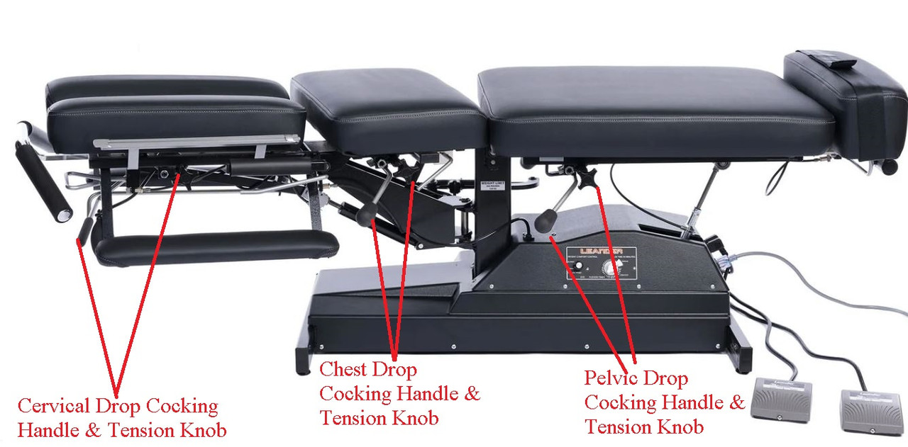 Leander Auto Flexion Table  Cervical Drop