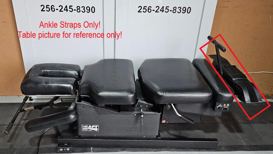 Looking for Hill Flexion Table Replacement Ankle cuffs, Hill Flexion Table Ankle Straps, Hill Ankle Straps, Hill Table Ankle cuff, Hill Flexion Table, Replacement Ankle Straps, Hill Table Ankle Straps, Ankle cuff, Table Ankle Straps, Chiropractic Table Ankle cuff?