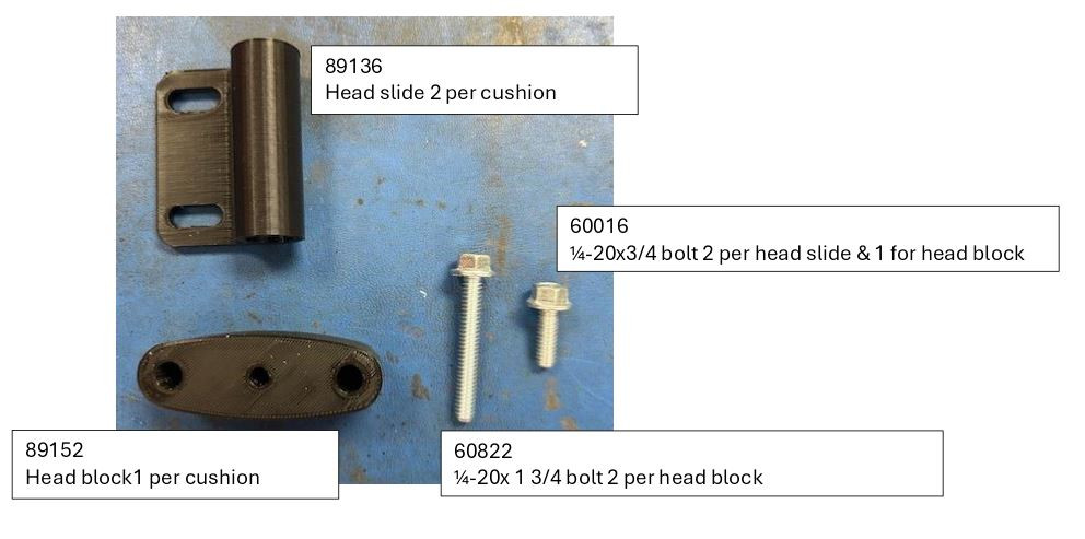 Chattanooga ES 2000 New Style Cervical Cushion Slides & Brackets, Chattanooga ES 2000 Cervical Cushion Brackets, Chattanooga ES 2000 Cervical Cushion, Chattanooga ES 2000 Cervical Cushion Brackets, ES 2000 Cervical Cushion Brackets, ES2000 Cervical Cushion Brackets
