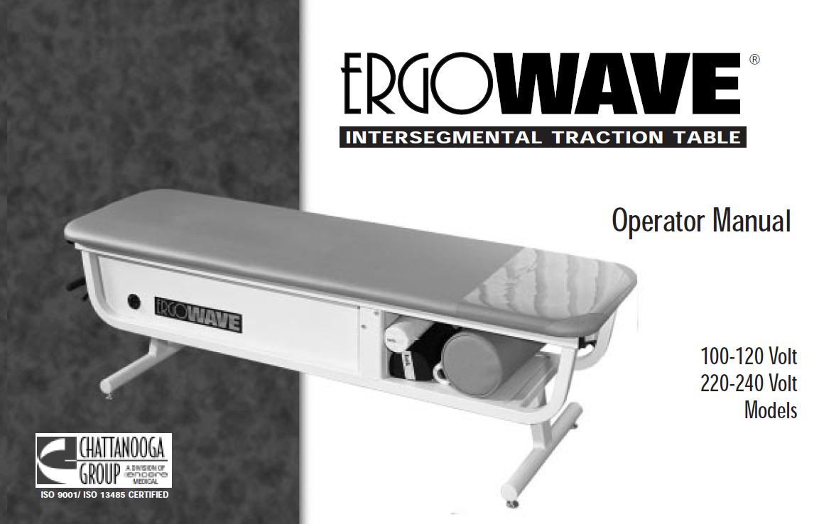 ErgoWave IST Table Operator Manual