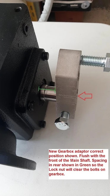 Leander Flexion Gear Box Adapter, Leander Flexion Gear Box Large Adapter, Leander Gear Box Adapter, Leander Gearbox Adapter, Gear Box Adapter, Gearbox Adapter, Leander Table Parts, Leander Parts