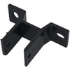 Wall Bracket for Retractable and Motorized Half Cassette Awnings - Dark Gray