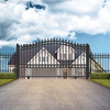 Steel Sliding Driveway Gate - LONDON Style - 12 x 6 Feet