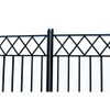 Steel Dual Swing Driveway Gate - STOCKHOLM Style - 14 x 6 Feet