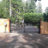 Steel Dual Swing Driveway Gate - OSLO Style - 18 x 6 Feet