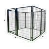 Expandable Heavy Duty Dog Kennel and Playpen - 8 Panel - 5 x 5 x 4 Feet