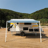 Retractable RV/Patio Awning - 8 x 8 Feet - Blue Fade