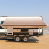 Motorized Retractable RV Awning - 20 x 8 Feet - Brown Fade