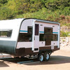 Motorized Retractable RV Awning - 21 x 8 Feet - Brown Fade