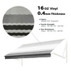 RV Awning Fabric Replacement - 10 x 8 ft (3 x 2.4 m)  - Gray Fade