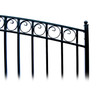 Automated Steel Dual Swing Driveway Gate and Gate Opener Complete Kit – PARIS Style – 12 x 6 Feet - ETL Listed