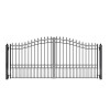 Automated Steel Dual Swing Driveway Gate and Gate Opener Complete Kit – LONDON Style – 16 x 6 Feet