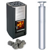 Harvia M3 Wood Burning Sauna Heater and Chimney Kit - HM3CMNY-AP | ALEKO