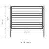 Steel Fence – MILAN Style – 8x5 ft.