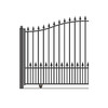 Automated Steel Sliding Driveway Gate and Gate Opener Complete Kit – MUNICH Style – 16 x 6 Feet