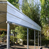 12W x 25L x  10H ft. Metal Carport with Corrugated Roof Panels – Gray