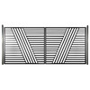 Steel Dual Swing Driveway Gate - Sofia Style - 18 x 6 Feet