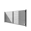 Steel Dual Swing Driveway Gate - Kyiv Style - 14 x 6 Feet